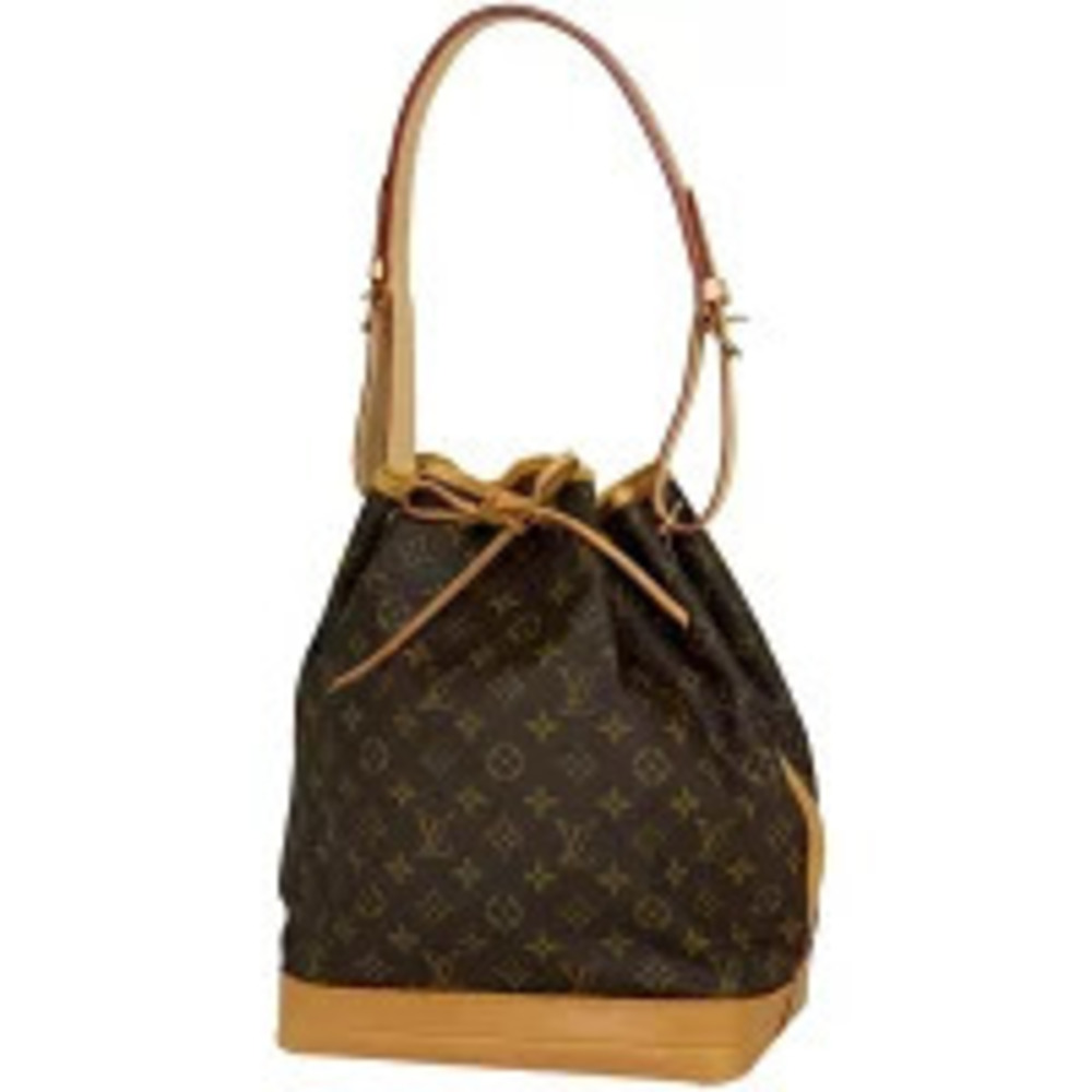 Louis Vuitton Noe Hobo Drawstring Shoulder Bag Monogram Brown